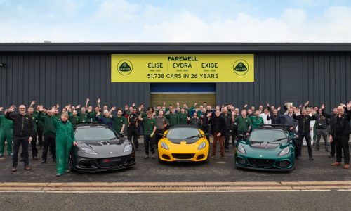 Lotus confirms the end of production for Elise, Exige and Evora