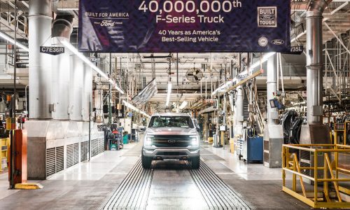 Ford F-Series pickup truck production surpasses 40 million units