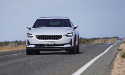 Polestar 2 conquers Nullarbor Plain with the help of chip oil
