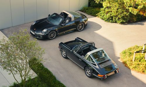 Porsche Design celebrates 50th anniversary with 911 Targa and restored classic