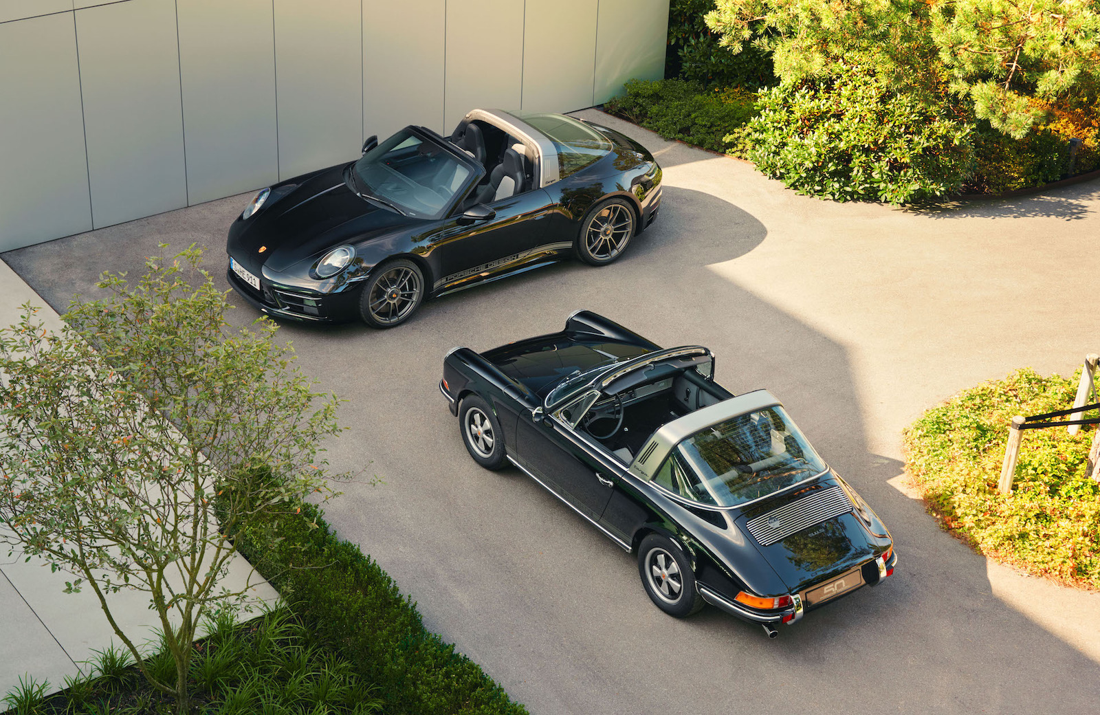 Porsche Design celebrates 50th anniversary with 911 Targa and restored classic