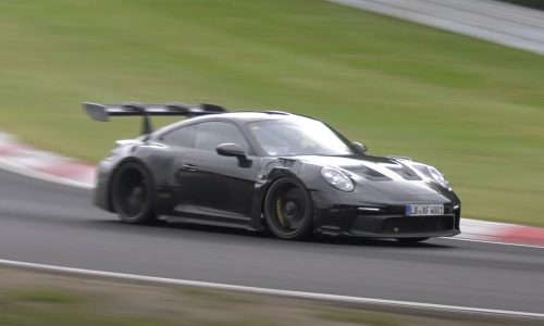 2022 Porsche 911 GT3 RS spotted at Nurburgring, looks/sounds epic (video)