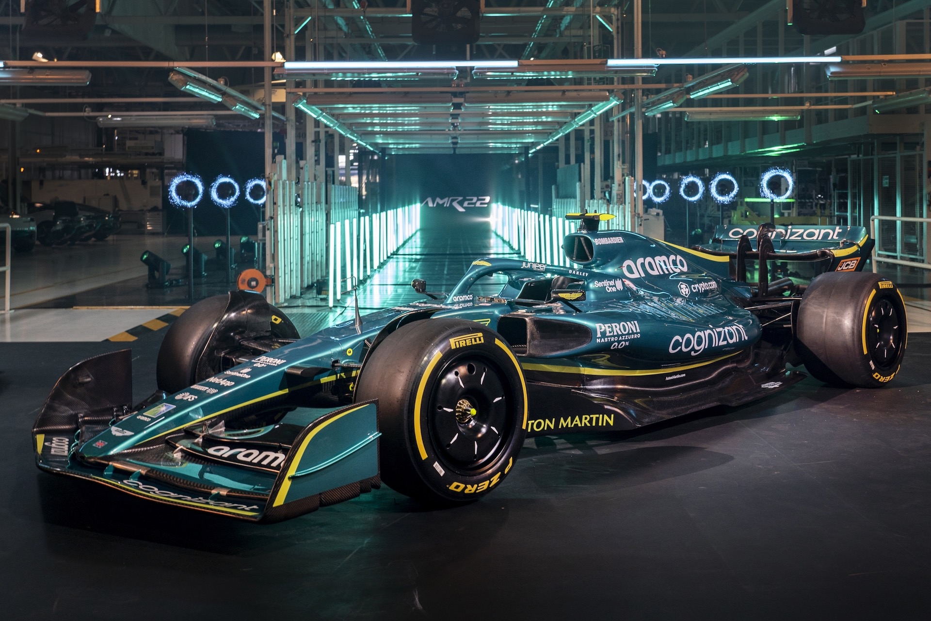 Aston Martin reveals AMR22 Formula 1 car for 2022 season