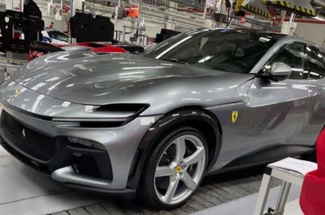 Ferrari Purosangue SUV revealed in sneaky production images