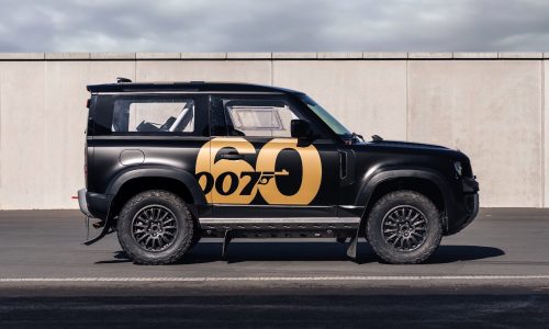 Rally-spec Land Rover Defender 90 celebrates 007’s 60th anniversary