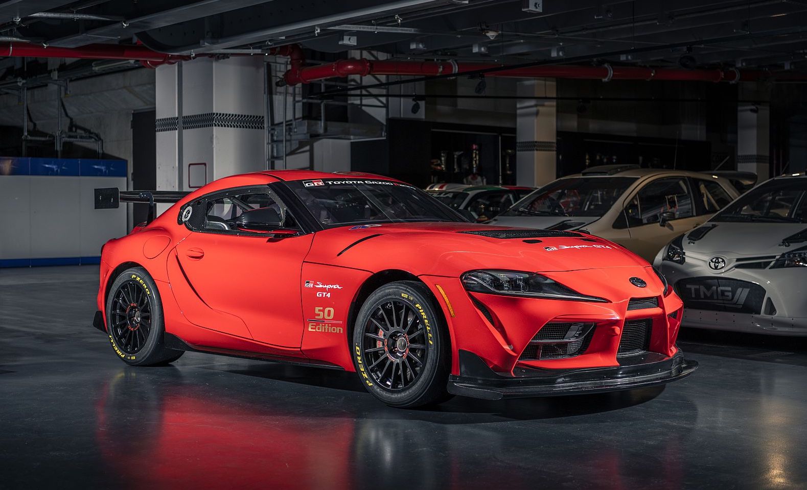 Toyota is making 6 of these awesome GR Supra GT4 ’50 Edition’ race cars