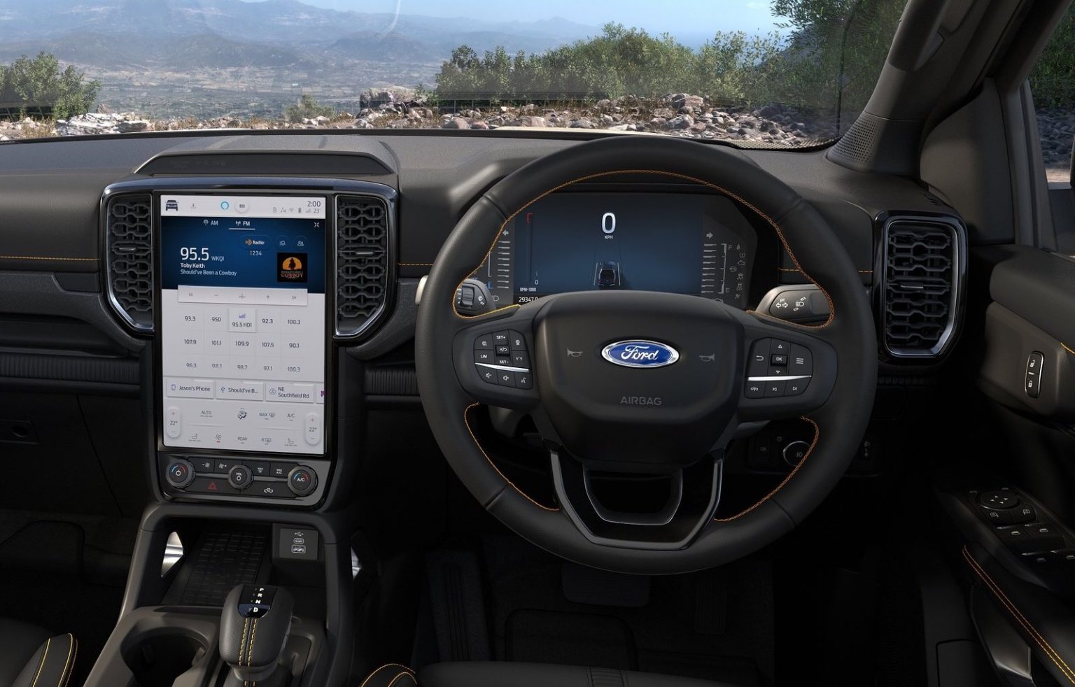 2023 Ford Ranger-interior – PerformanceDrive