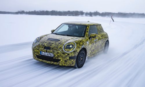 Fully-electric MINI undergoes winter testing ahead 2023 launch
