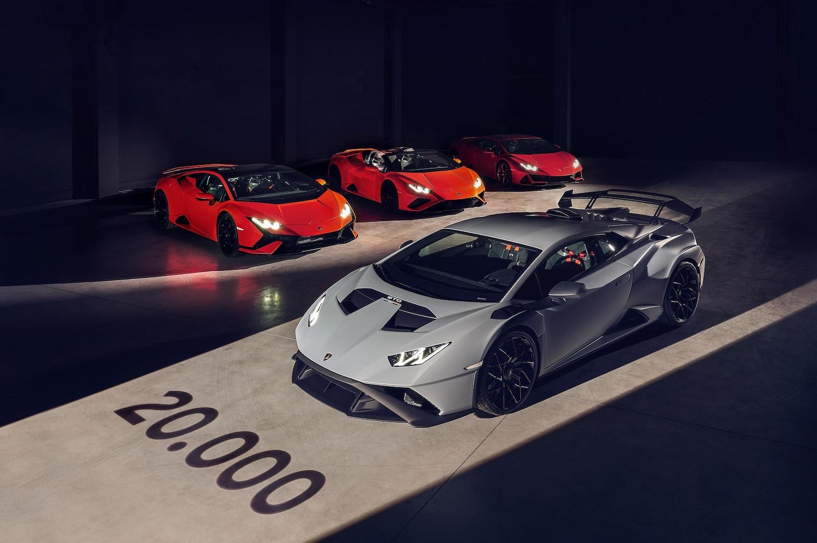 Lamborghini Huracan production surpasses 20,000 units milestone