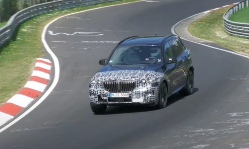 2023 BMW X5 LCI facelift spotted testing at Nurburgring (video)