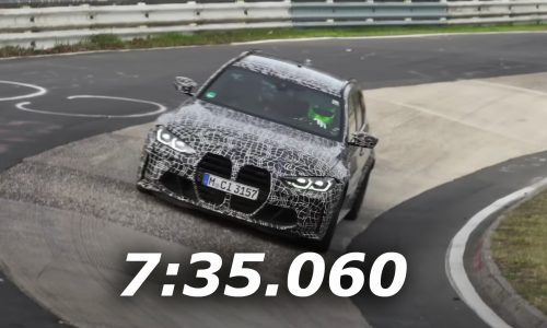 New BMW M3 Touring sets wagon record at Nurburgring, 7:35.060 lap time (video)