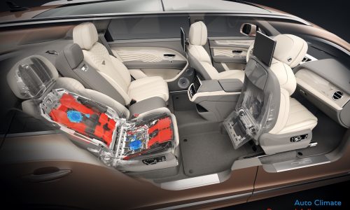 Bentley unveils Airline Seat specification for Bentayga, world-first tech