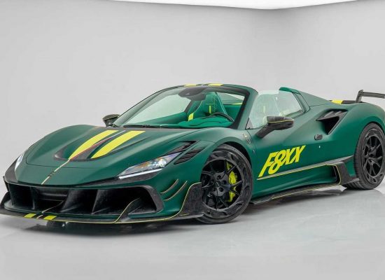 Mansory unveils bold, fast and extremely green Ferrari F8XX