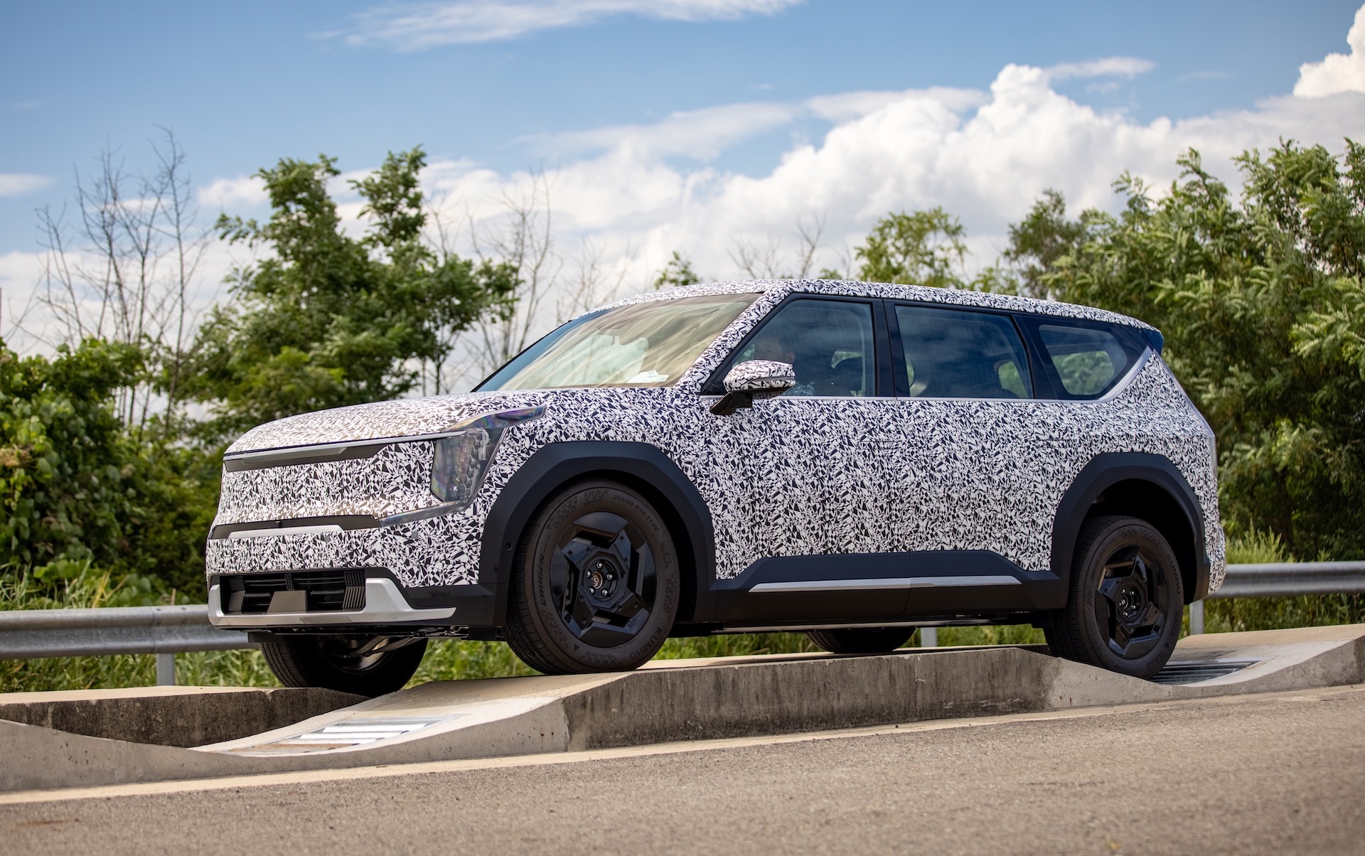 Kia completes testing EV9 electric SUV ahead 2023 debut