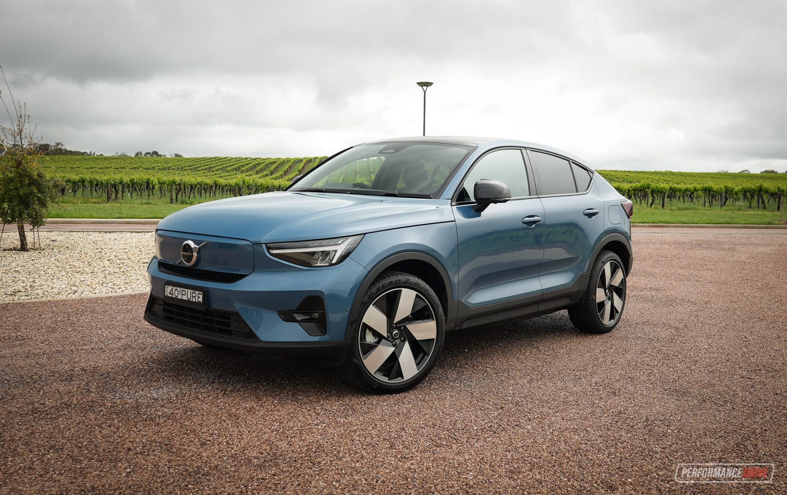 2023 Volvo C40 Recharge-blue – Performancedrive