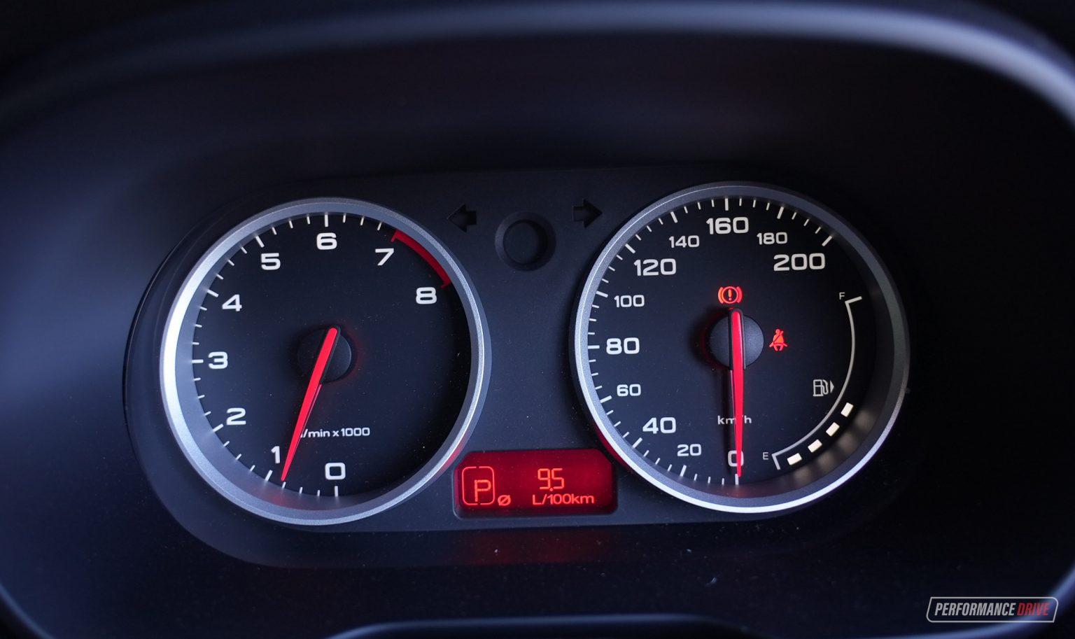 2023 MG MG3 Excite-instrument cluster – PerformanceDrive