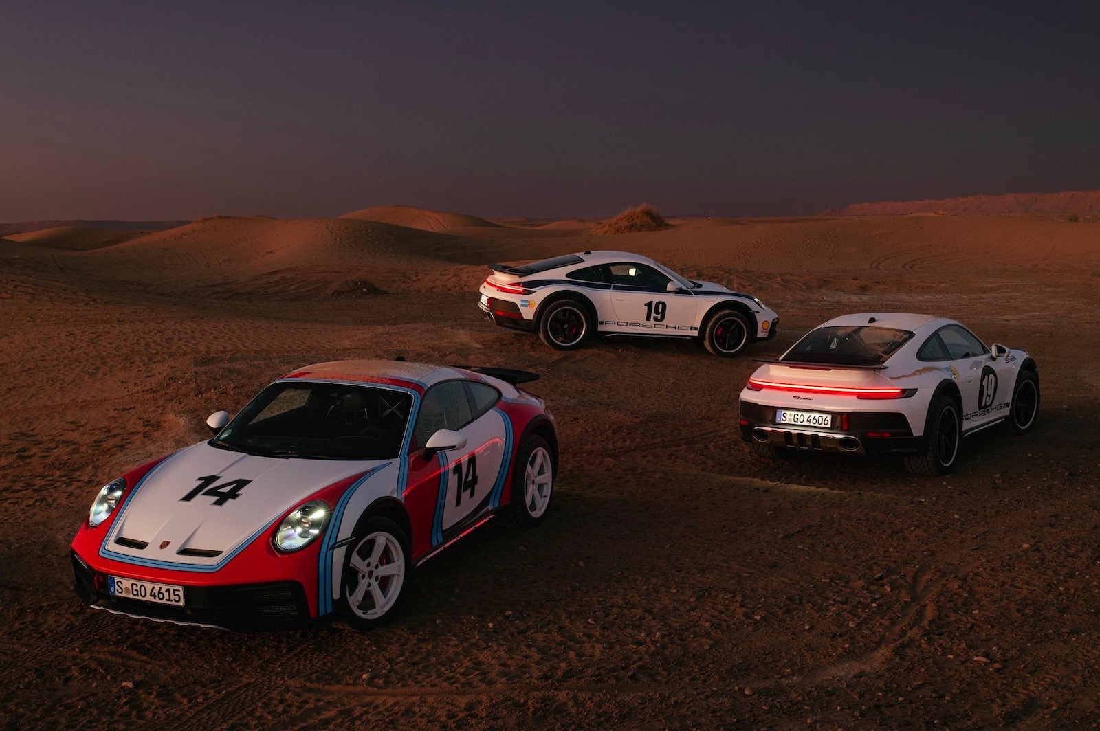 Porsche announces rally heritage-inspired wrap options for new 911 Dakar