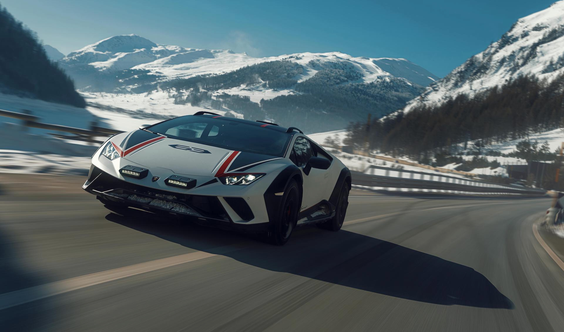 Lamborghini Huracan Sterrato looks spectacular in snow, production starts  February - PerformanceDrive