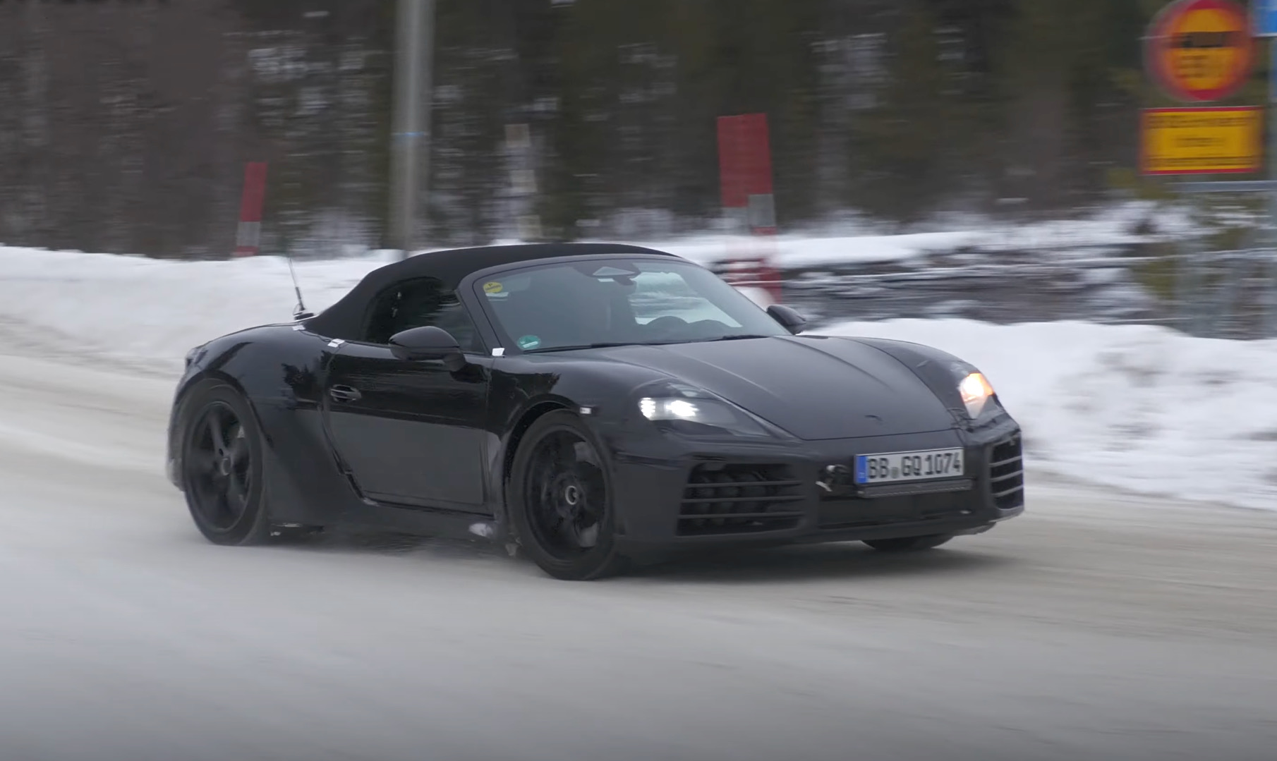 2025 Porsche Boxster ‘983’ prototype spied with full electric power (video)