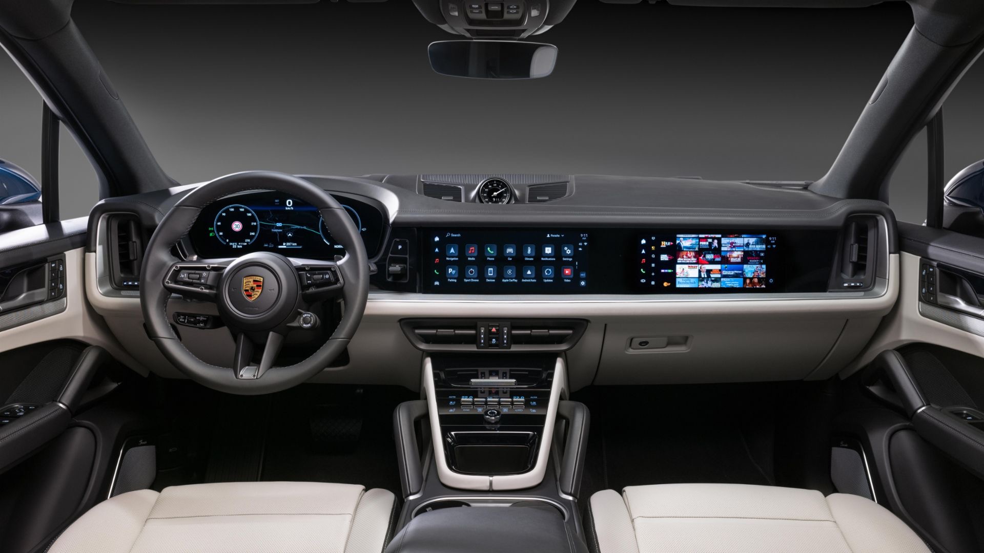 2024 Porsche Cayenne interior revealed with 3 digital screens