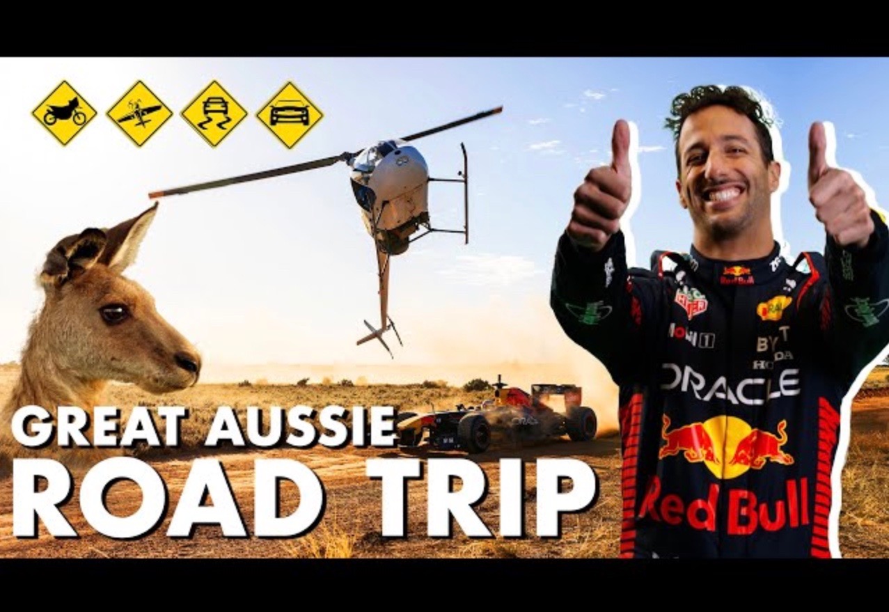 Red Bull F1 car takes ‘road trip’ across Australia in latest promo
