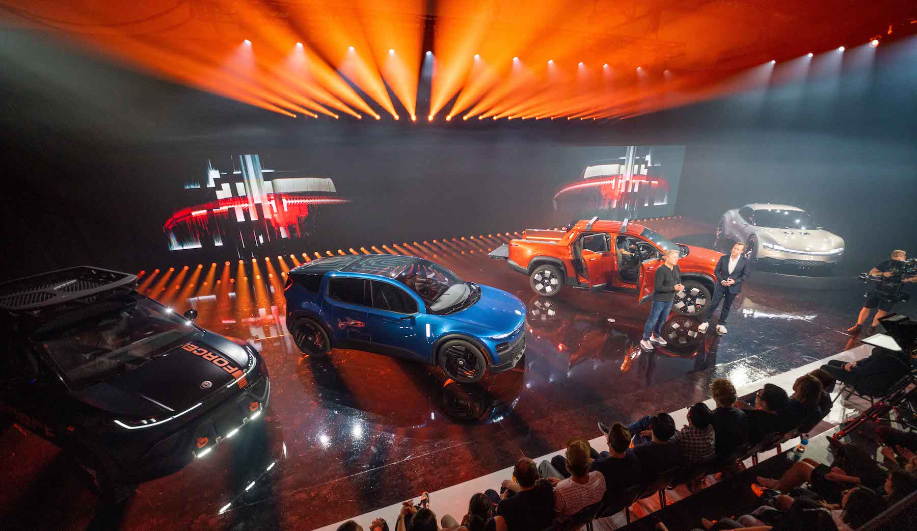 Fisker Shows Off Electric Pick-Up, Four-Door Roadster and Compact SUV in Latest Event