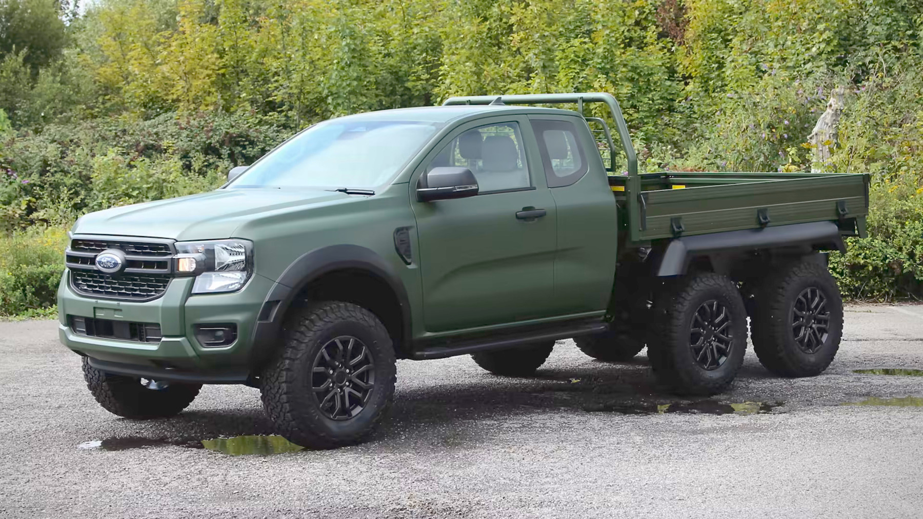 Meet Ricardo’s Hybrid Ford Ranger 6×6 Conversion with 3800kg Payload Figures
